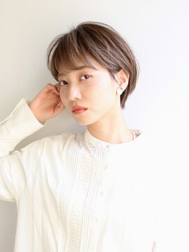テラスコード(TERRACE CODE) 30代・40代大人可愛い小顔ワンサイドショートボブ丸み前下がり