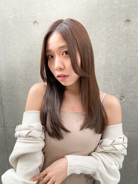 レスピア 銀座中央通り店(Respia) 大人可愛いブラウン艶カラー【銀座/有楽町】30代40代50代