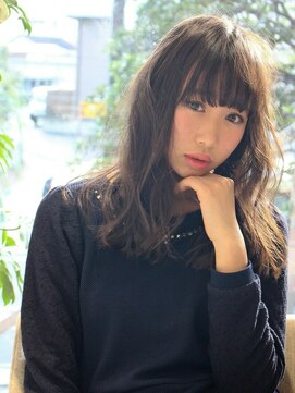 エムスラッシュ 横浜元町店(M.SLASH) ■M.SLASH元町・5-13■シースルー前髪フリンジウェーブロング