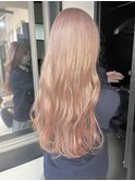 n34_ピンクミルクティーブリーチ2回~/渋谷/ハイトーン/韓国ヘア
