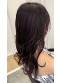 ロングスタイル　ダークモカピンク