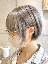 トト 船橋店(toto.)&nbsp;黒髪/グレーベージュ/レイヤーロング/前髪パーマ[西船橋/津田沼]