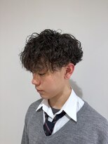 ゴーズゴードットビー 吉祥寺(go s go .b)&nbsp;波巻きパーマ/メンズカット/メンズパーマ/センターパート