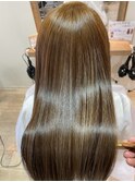 最高級髪質改善[縮毛矯正]＋カット＋カラー 
