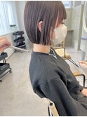 切りっぱなしボブ