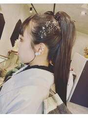 成人式ヘアアレンジ