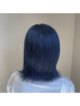 アヴァンス ジェイアール和歌山店(AVANCE.) ブルー×ボブ