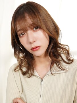 ラフィス ヘア ルー 福山2号店(La fith hair ruu.) 【La fith】ペールベージュ×ミディアム