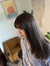 【特別ケア】color＋髪質改善Tr＋カット＋酸熱Tr  18000