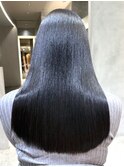 メルティカラーフェミニンロング似合わせカット髪質改善縮毛矯正