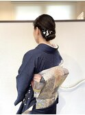 訪問着ヘア