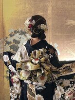 コワファースト 大分(COIFF1RST)&nbsp;成人式前撮りヘアセット！二つ団子のかちもりヘア