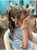 編み上げハーフツイン