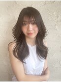 大人美人アッシュオリーブショコラアッシュ韓国風巻きモテ髪