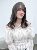 ブリーチなし◎柔らかシアーグレージュ