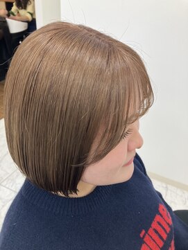 ヘア ポジション HAIR Position 大館西店 ブリーチありキャメルブラウン