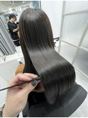 髪質改善×酸性ストレート×ブリーチなし