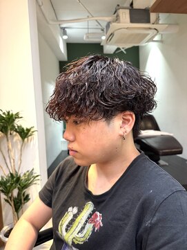 アトラクト バイ ラック 津田沼(Attract by LUCK) ツイストスパイラルパーマ/メンズ/メンズパーマ/フェザーパーマ