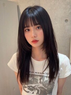 サンド 池袋 2nd(sand) 韓国風ヘア/姫カット/ベージュカラー/レイヤーカット