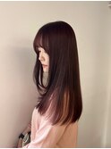 ざくざくレイヤー/大人レイヤー/レッドブラウン