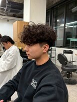 リッチブランドアンドコー(Rich Brand&Co)&nbsp;スパイキーショート　フェード　スペインカール