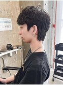 サーフカール/スパイキーショート/ブルーブラック/栄h27