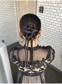 カチモリ　タイトヘア　タイトアレンジ　三つ編み