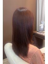 ヘアデザインスペース イチエ(hair design space i chi e) ピンク系ツヤカラーベーシックヘアエステ