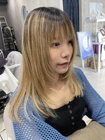 ロア 熊本(LOA)&nbsp;顔まわりレイヤーカット　20代30代