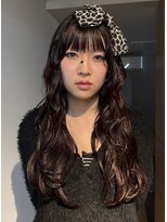 ヨハク 大阪梅田中崎町(yohaku)&nbsp;【MIHO】ボルドーブラウン×ロングレイヤー