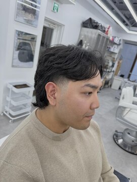 ダムディートウキョウ 心斎橋店(DAMDEE TOKYO) マレットテーパーフェード