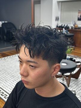 ラフスパイキーショート【テーパーフェード】