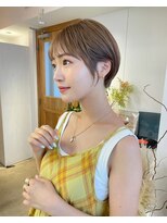 サンドパールス 仙台店(sand PALCE)&nbsp;髪質改善/大人ガーリー/似合わせカット/ショートボブ前髪/仙台