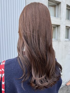ラプトヘア(Rapt.HAIR) 初カラーでも艶々なオレンジブラウン◎