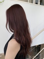 トリコ アヴェダ ららテラス北綾瀬(tricot AVEDA)&nbsp;ロングヘア/ワインレッド/バーガンディ/ボルドーカラー