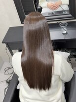 ローヴ 梅田(L'aube)&nbsp;髪質改善 スーパーロング ワンレングス レイヤー 韓国風巻き