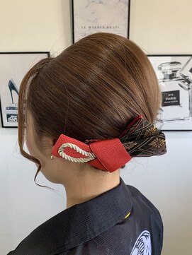 ヘアデザイン ルピナス(HAIR DESIGN Lupinus) お祭りヘアセット