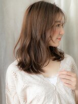 カバーヘア ブリス 志木南口駅前店(COVER HAIR bliss) ミルクブラウン小顔くびれミディアムレイヤー319Z志木20代30代