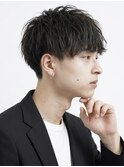 大人ニュアンスパーマ×ツーブロックショート