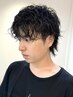 【 ★メンズに大人気】カット+パーマ+眉カット ¥12100