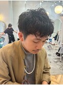お洒落ショートパーマ