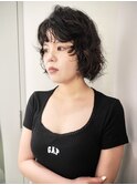 伸ばしかけにもおすすめショートパーマ