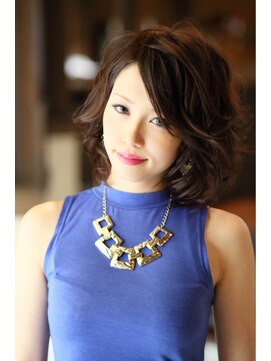 ル レーヴ 草薙店(Le reve) 甘辛MIX くせ毛風カール［静岡/草薙駅/御門台駅/髪質改善]