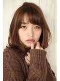くせ毛風ほつれウェーブロブ
