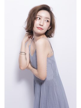 ミエルヘアーブラン(miel hair blanc) 抜け感が決め手のカジュアル外ハネボブ☆【miel hair blanc】