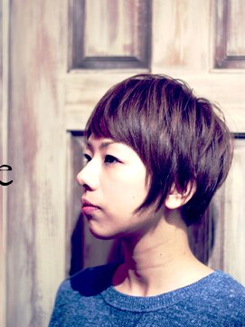 アプラススタイル(A+ STYLE) 「前下がり」×「ショートボブ」