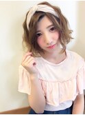 夏ボブ　ハイトーンカラー☆