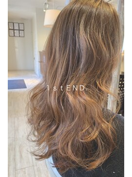 ファーストエンド 三ツ屋店(1st END.) ユルウエーブ　なみなみウェーブ キャラメルベージュ 波巻き