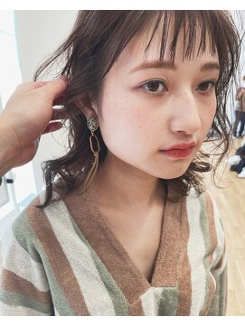 プフ 伏見(puf) ザクザク前髪ミディアム☆/伏見/丸の内/国際センター/髪質改善/