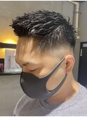 スキンフェード/アップバング◎富士吉田